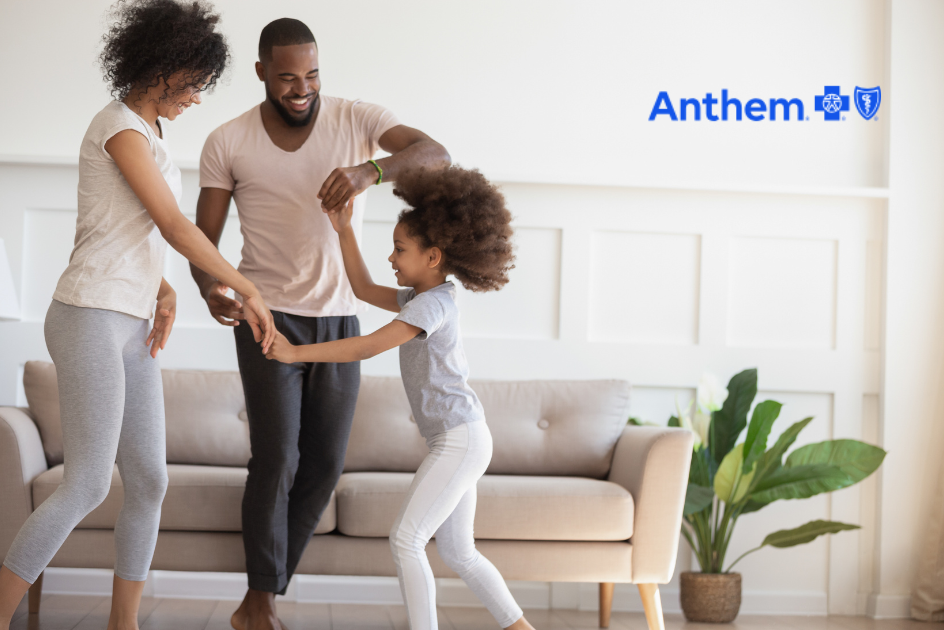 Anthem Branded Image of a family